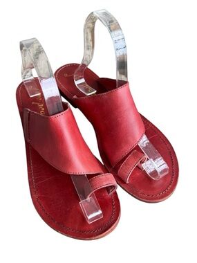 Free People San Antoni Leather Sandals Size 39 (Size 9)